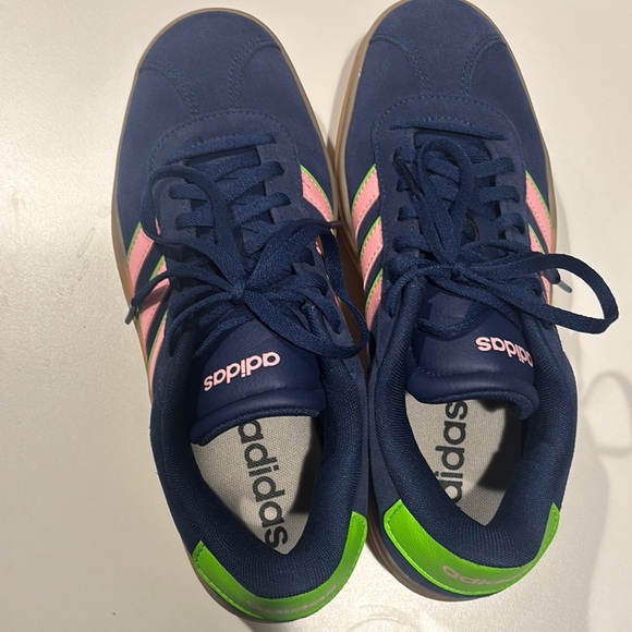 Adidas Navy and Pink Sneakers - Picture 4 of 6